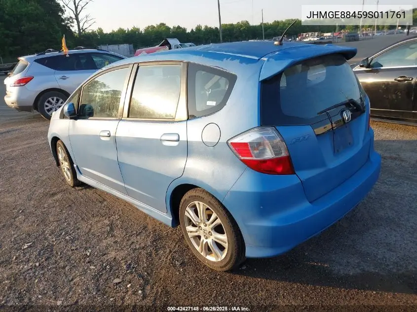 2009 Honda Fit Sport VIN: JHMGE88459S011761 Lot: 42427148