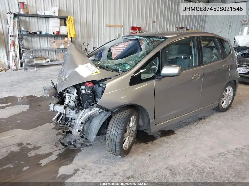 2009 Honda Fit Sport VIN: JHMGE87459S021546 Lot: 42568858