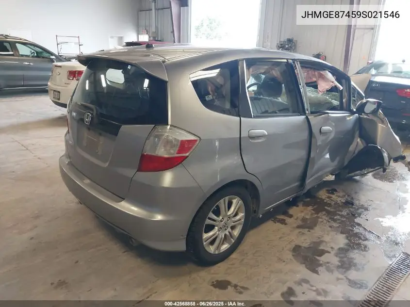 2009 Honda Fit Sport VIN: JHMGE87459S021546 Lot: 42568858