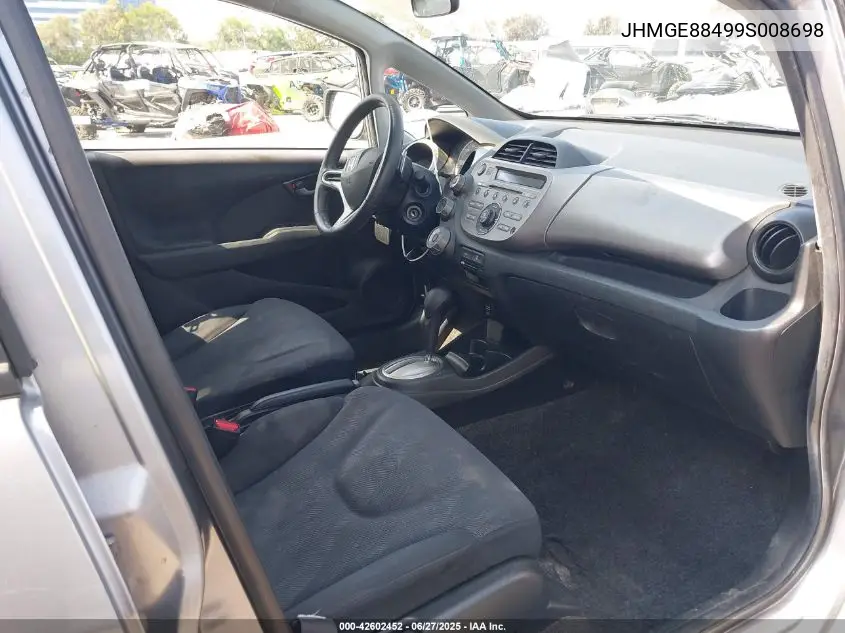 2009 Honda Fit Sport VIN: JHMGE88499S008698 Lot: 42602452