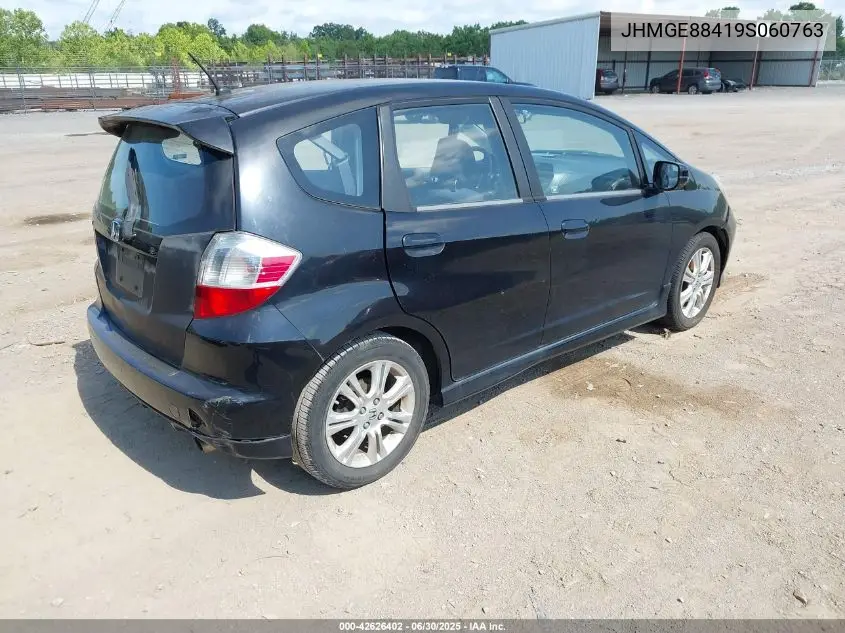 2009 Honda Fit Sport VIN: JHMGE88419S060763 Lot: 42626402