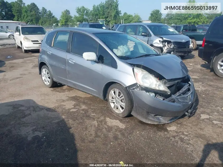 2009 Honda Fit Sport VIN: JHMGE88659S013897 Lot: 42628730