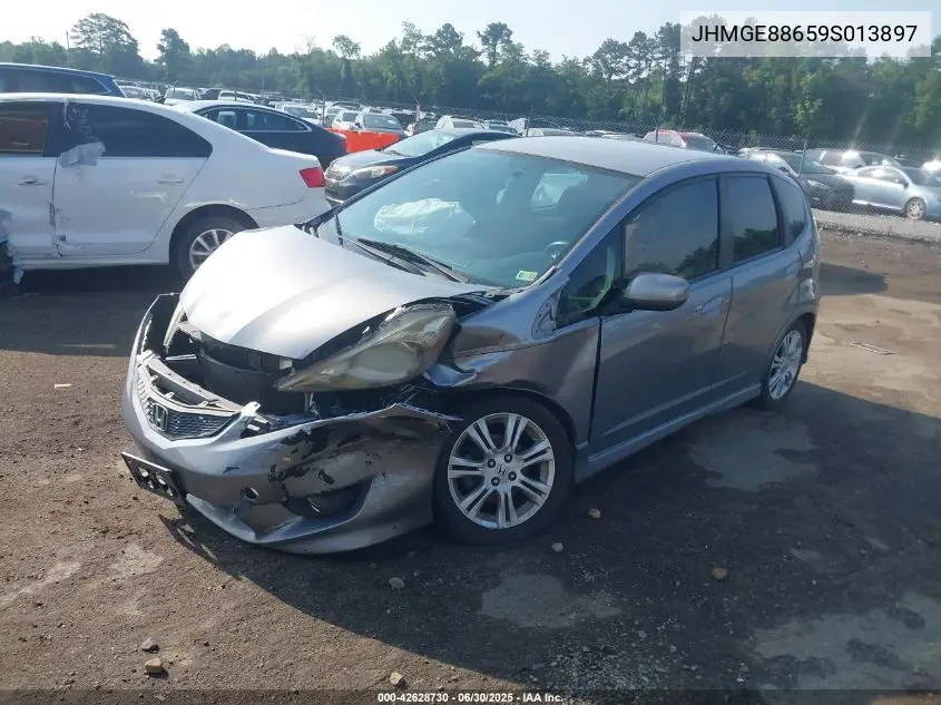 2009 Honda Fit Sport VIN: JHMGE88659S013897 Lot: 42628730