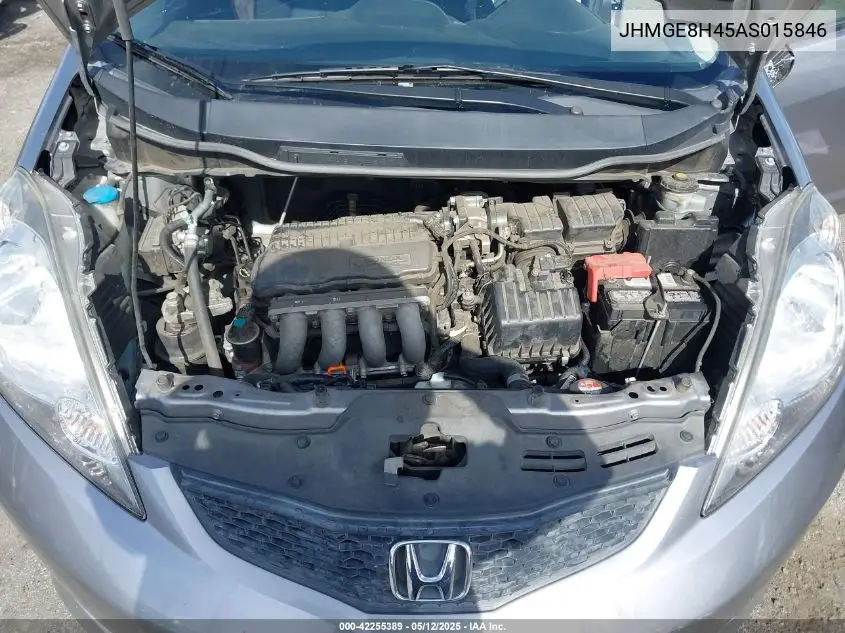 2010 Honda Fit Sport VIN: JHMGE8H45AS015846 Lot: 42255389