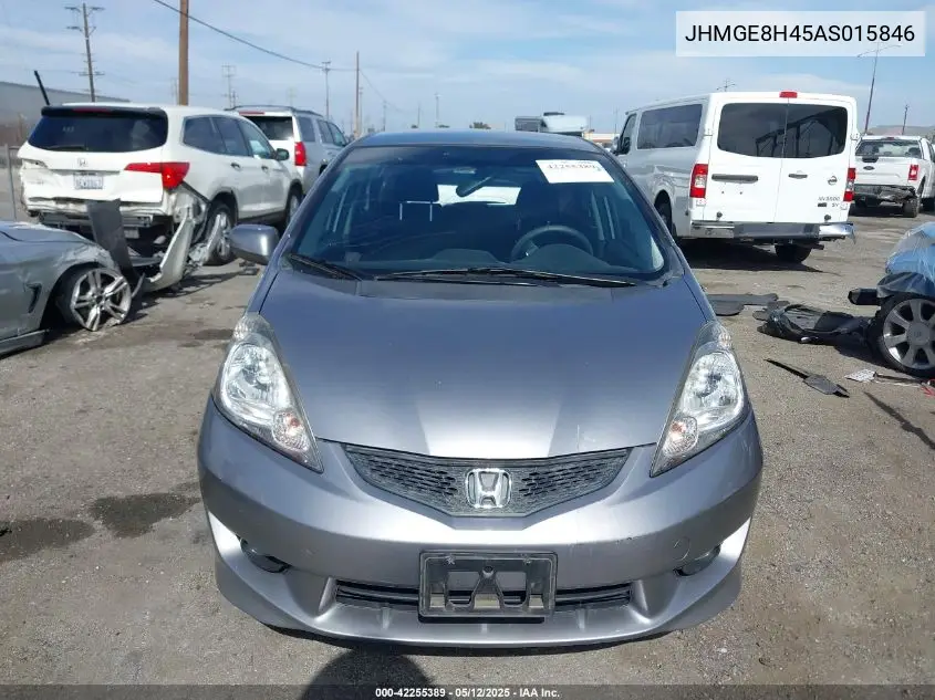 2010 Honda Fit Sport VIN: JHMGE8H45AS015846 Lot: 42255389