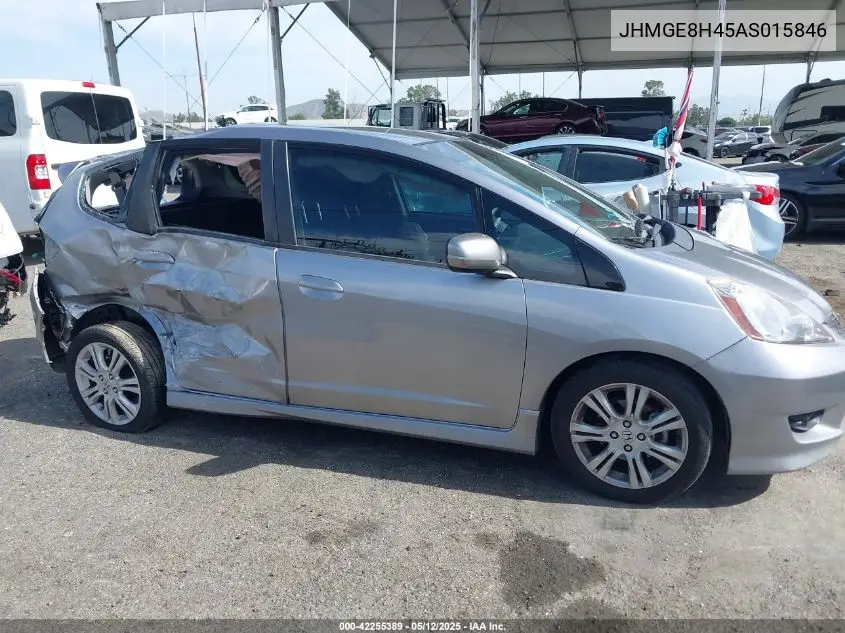 2010 Honda Fit Sport VIN: JHMGE8H45AS015846 Lot: 42255389