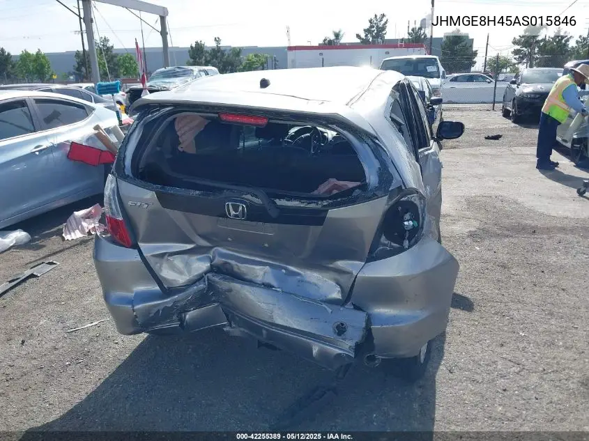 2010 Honda Fit Sport VIN: JHMGE8H45AS015846 Lot: 42255389