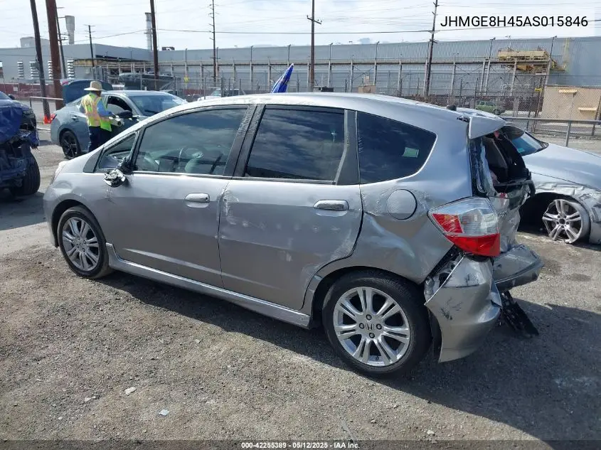 2010 Honda Fit Sport VIN: JHMGE8H45AS015846 Lot: 42255389