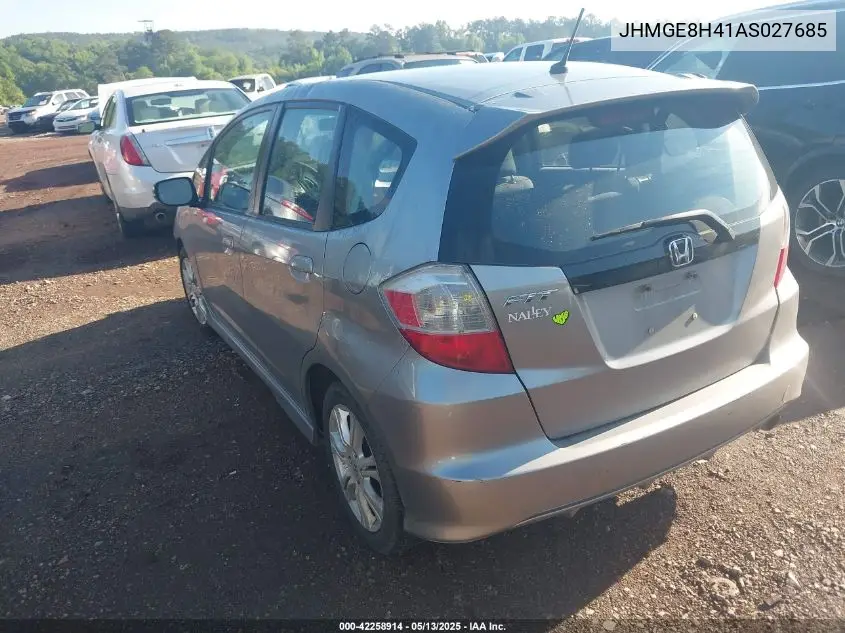 2010 Honda Fit Sport VIN: JHMGE8H41AS027685 Lot: 42258914