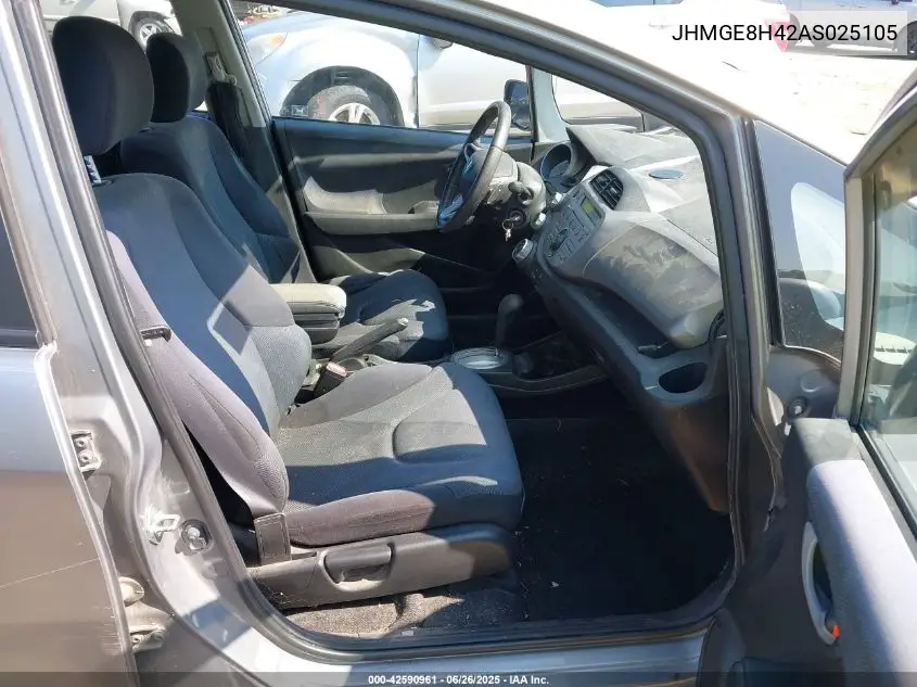 2010 Honda Fit Sport VIN: JHMGE8H42AS025105 Lot: 42590961