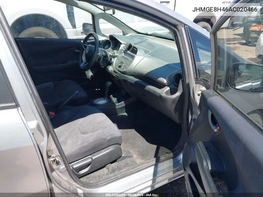2010 Honda Fit Sport VIN: JHMGE8H46AC020466 Lot: 42592462