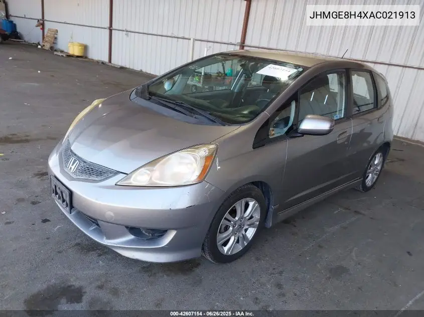 2010 Honda Fit Sport VIN: JHMGE8H4XAC021913 Lot: 42607154
