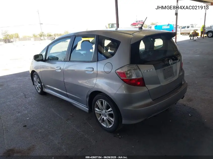 2010 Honda Fit Sport VIN: JHMGE8H4XAC021913 Lot: 42607154