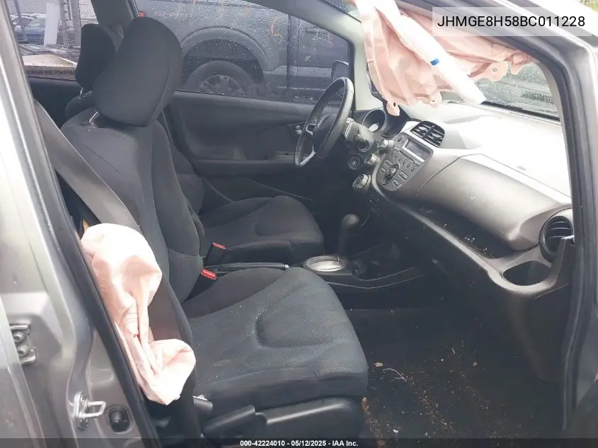 2011 Honda Fit Sport VIN: JHMGE8H58BC011228 Lot: 42224010