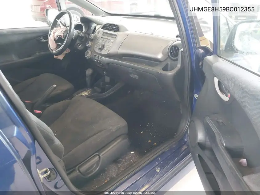 2011 Honda Fit Sport VIN: JHMGE8H59BC012355 Lot: 42261966