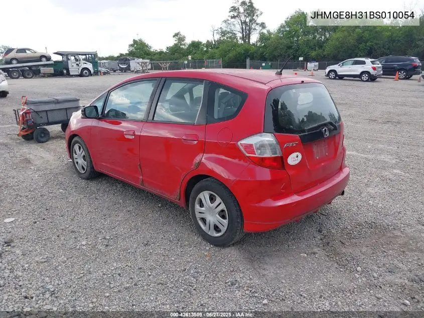 2011 Honda Fit VIN: JHMGE8H31BS010054 Lot: 42613509