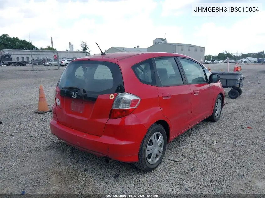 2011 Honda Fit VIN: JHMGE8H31BS010054 Lot: 42613509