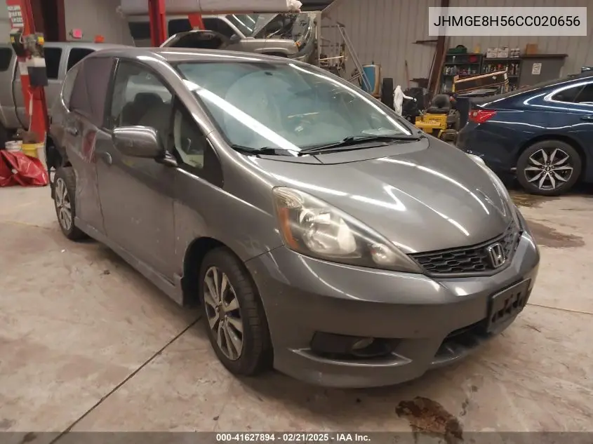 2012 Honda Fit Sport VIN: JHMGE8H56CC020656 Lot: 41627894
