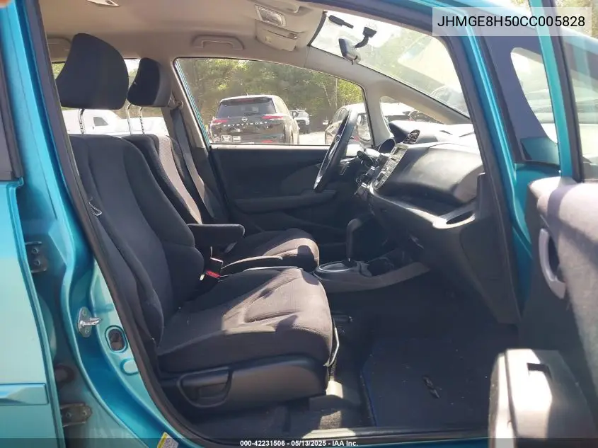 2012 Honda Fit Sport VIN: JHMGE8H50CC005828 Lot: 42231506