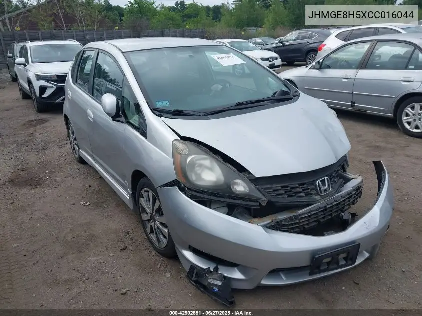 2012 Honda Fit Sport VIN: JHMGE8H5XCC016044 Lot: 42502851