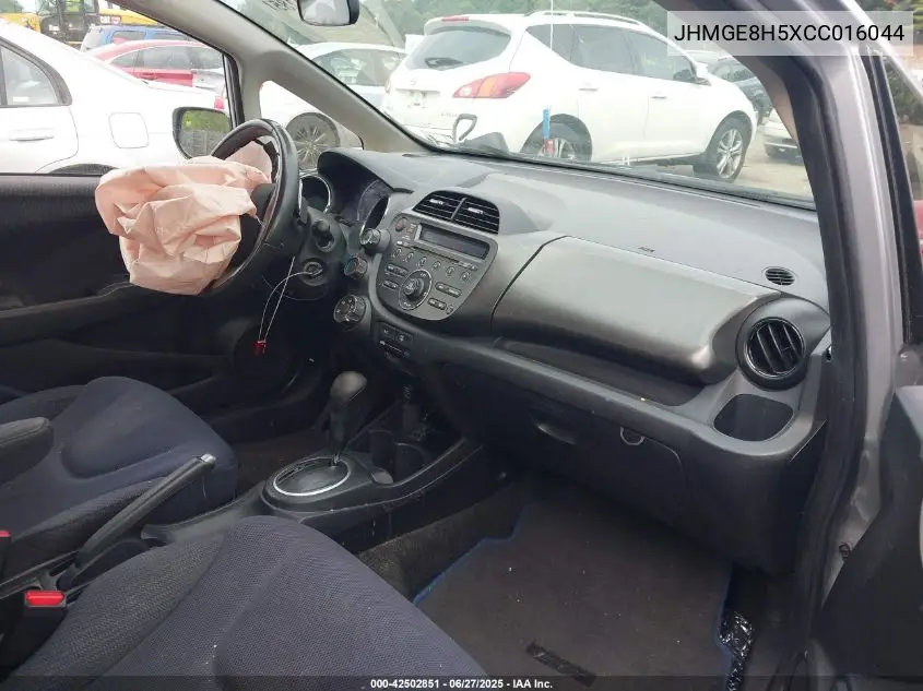 2012 Honda Fit Sport VIN: JHMGE8H5XCC016044 Lot: 42502851