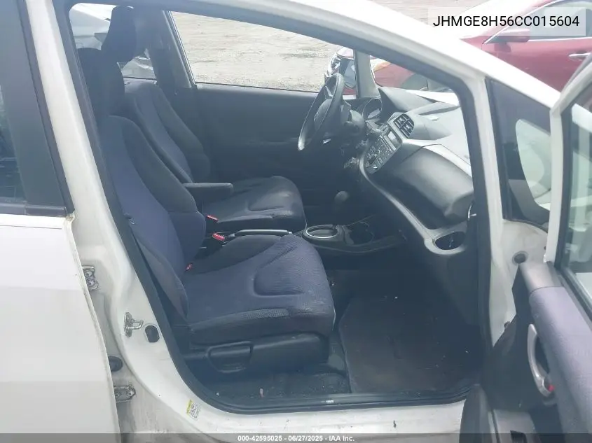 2012 Honda Fit Sport VIN: JHMGE8H56CC015604 Lot: 42595025