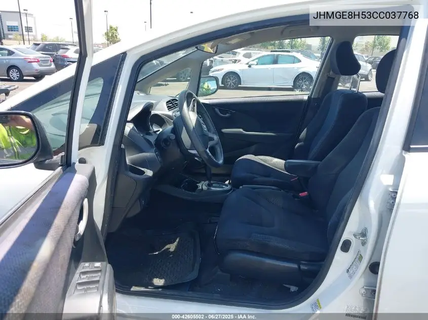 2012 Honda Fit Sport VIN: JHMGE8H53CC037768 Lot: 42605502