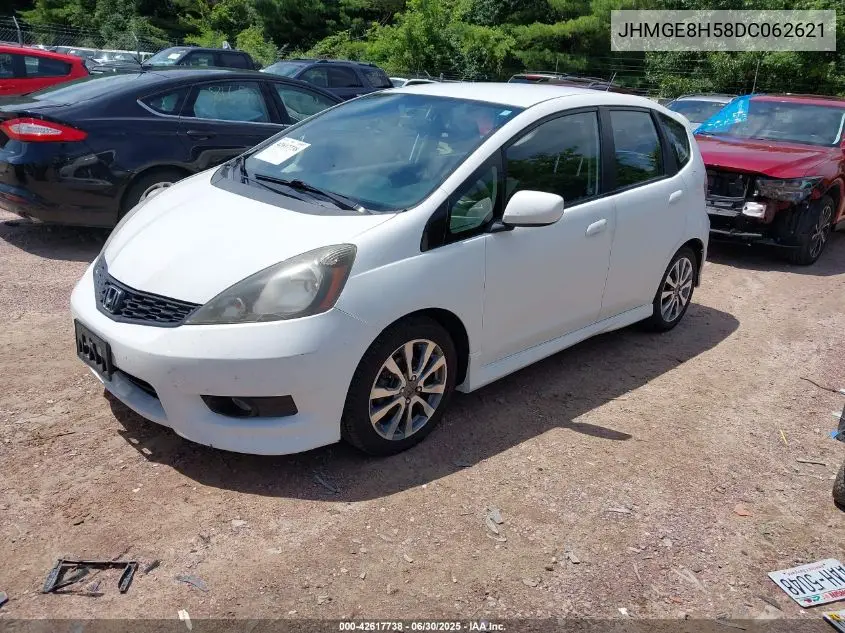 2013 Honda Fit Sport VIN: JHMGE8H58DC062621 Lot: 42617738