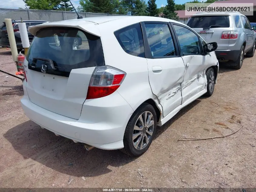 2013 Honda Fit Sport VIN: JHMGE8H58DC062621 Lot: 42617738