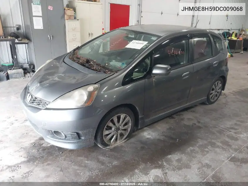 2013 Honda Fit Sport VIN: JHMGE8H59DC009068 Lot: 42760400