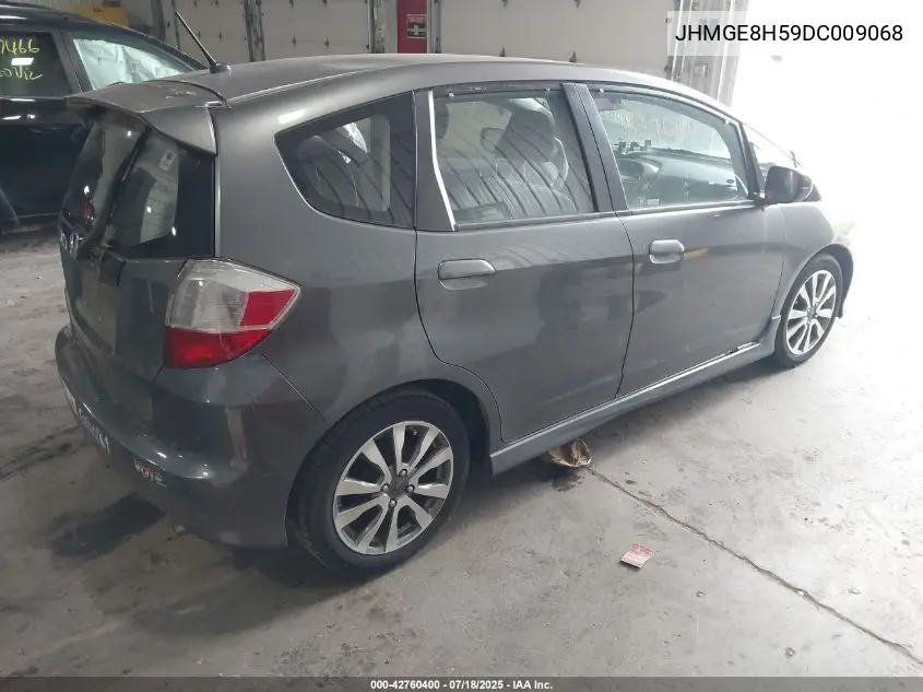2013 Honda Fit Sport VIN: JHMGE8H59DC009068 Lot: 42760400
