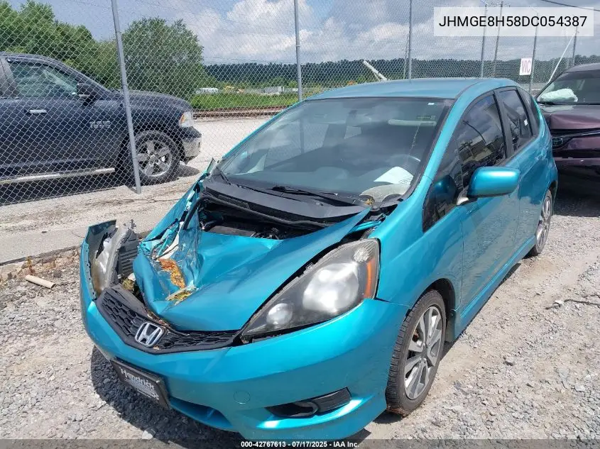 2013 Honda Fit Sport VIN: JHMGE8H58DC054387 Lot: 42767613