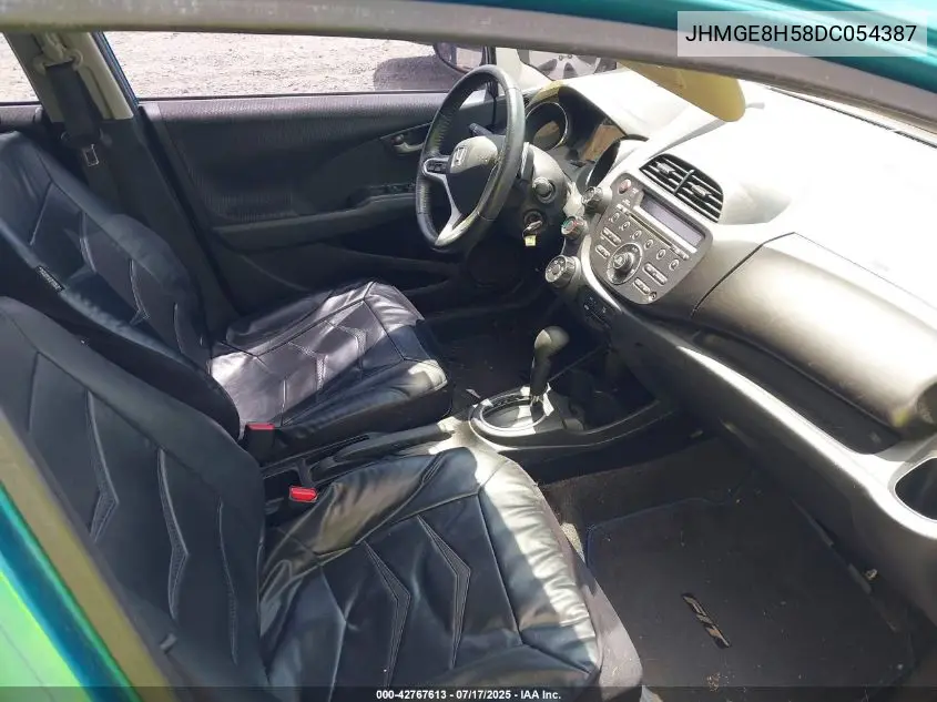 2013 Honda Fit Sport VIN: JHMGE8H58DC054387 Lot: 42767613