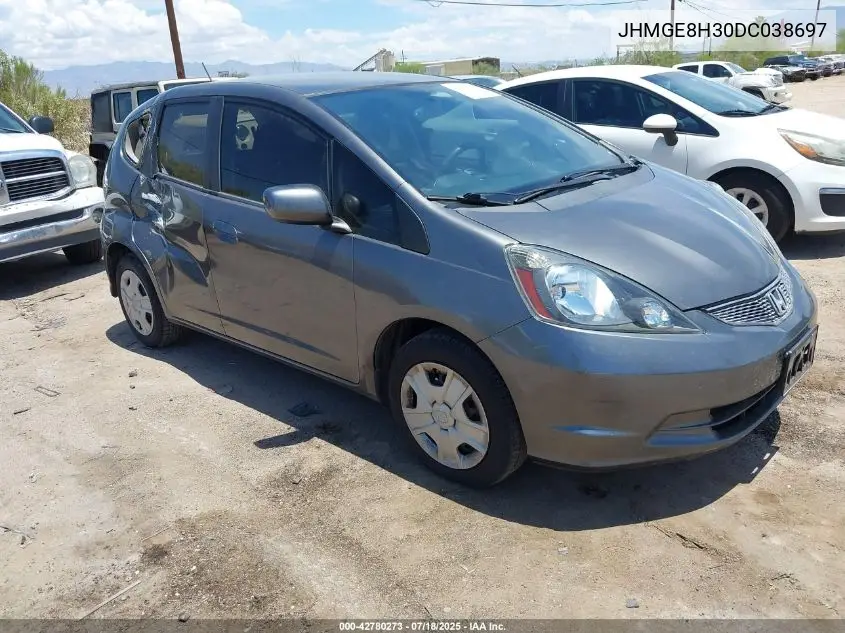 2013 Honda Fit VIN: JHMGE8H30DC038697 Lot: 42780273