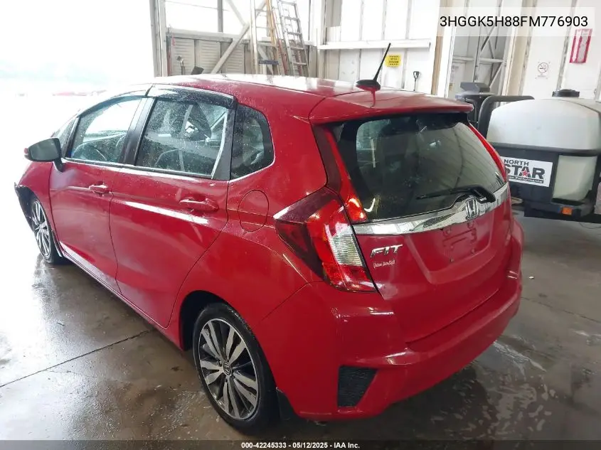 2015 Honda Fit Ex/Ex-L VIN: 3HGGK5H88FM776903 Lot: 42245333