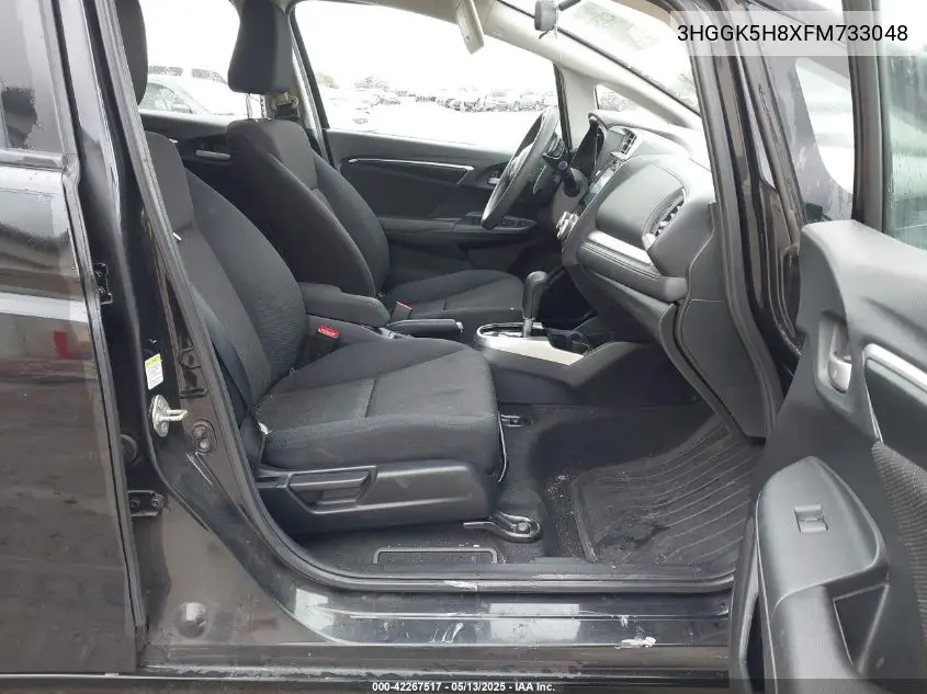 2015 Honda Fit Ex/Exl VIN: 3HGGK5H8XFM733048 Lot: 42267517
