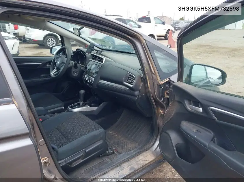 2015 Honda Fit Lx VIN: 3HGGK5H5XFM732598 Lot: 42591568