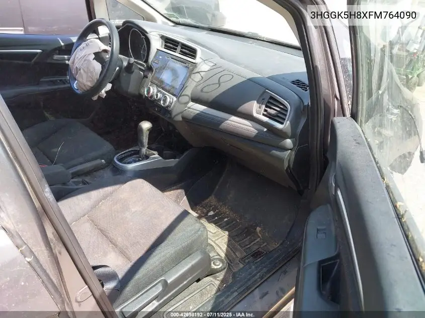 2015 Honda Fit Ex/Ex-L VIN: 3HGGK5H8XFM764090 Lot: 42698192