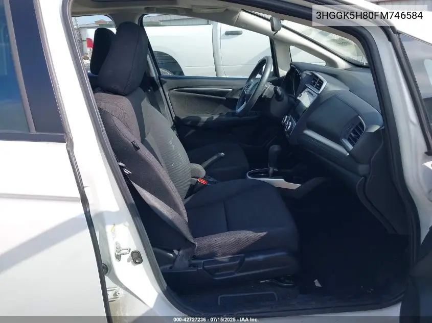 2015 Honda Fit Ex/Ex-L VIN: 3HGGK5H80FM746584 Lot: 42727236