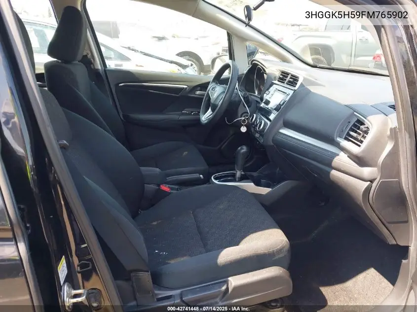 2015 Honda Fit Lx VIN: 3HGGK5H59FM765902 Lot: 42741448