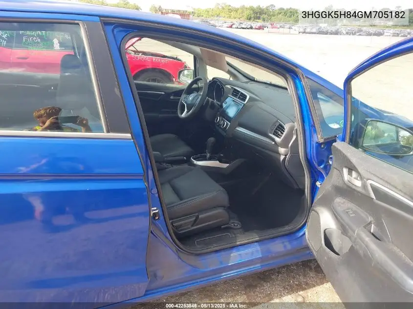 2016 Honda Fit Ex-L VIN: 3HGGK5H84GM705182 Lot: 42253846