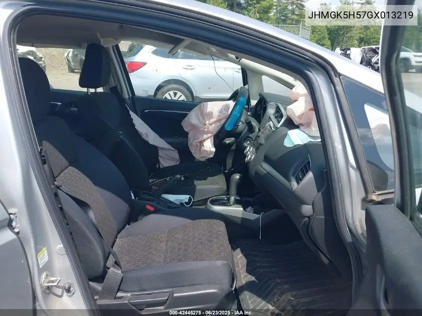 2016 Honda Fit Lx VIN: JHMGK5H57GX013219 Lot: 42445275