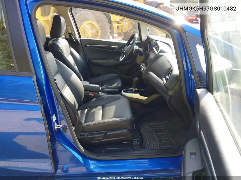 2016 Honda Fit Ex-L VIN: JHMGK5H97GS010482 Lot: 42545953
