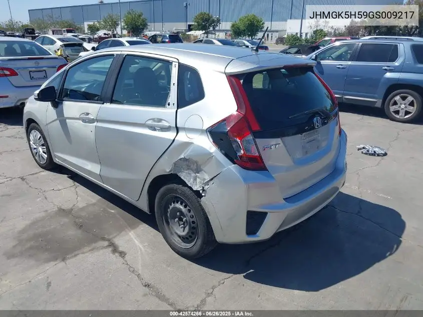 2016 Honda Fit Lx VIN: JHMGK5H59GS009217 Lot: 42574266