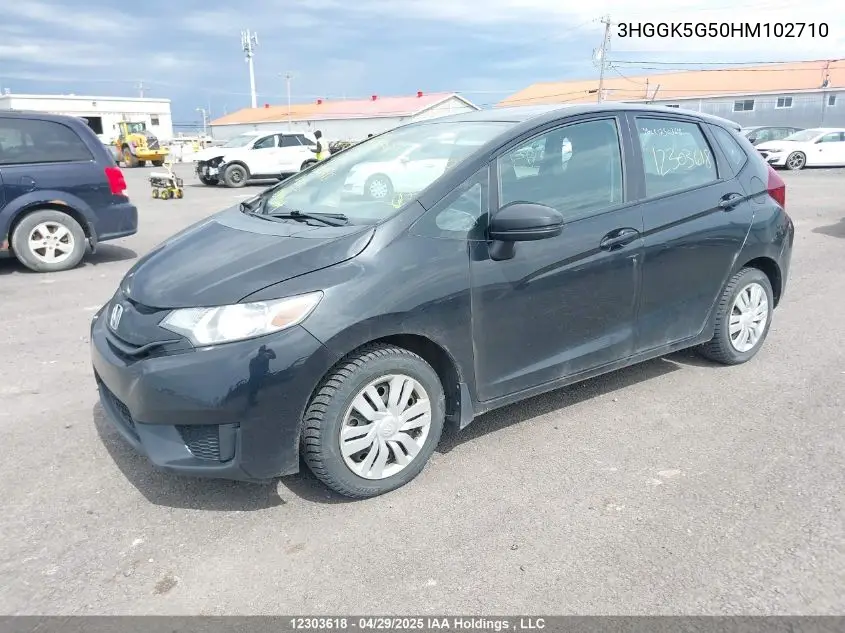 2017 Honda Fit VIN: 3HGGK5G50HM102710 Lot: 12303618
