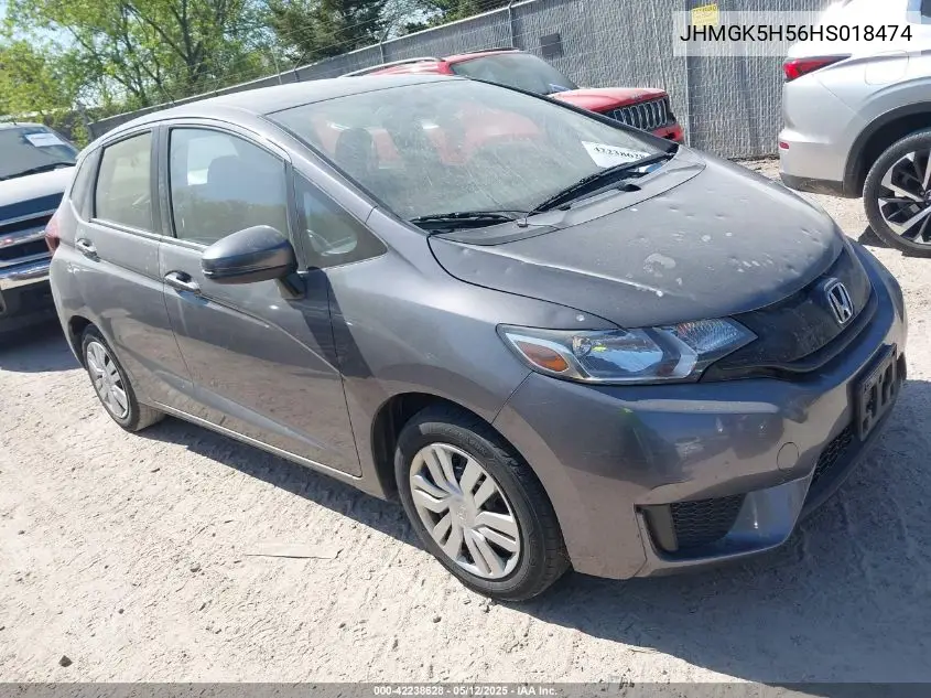 2017 Honda Fit Lx VIN: JHMGK5H56HS018474 Lot: 42238628