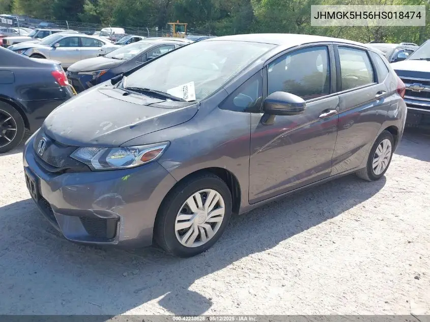 2017 Honda Fit Lx VIN: JHMGK5H56HS018474 Lot: 42238628
