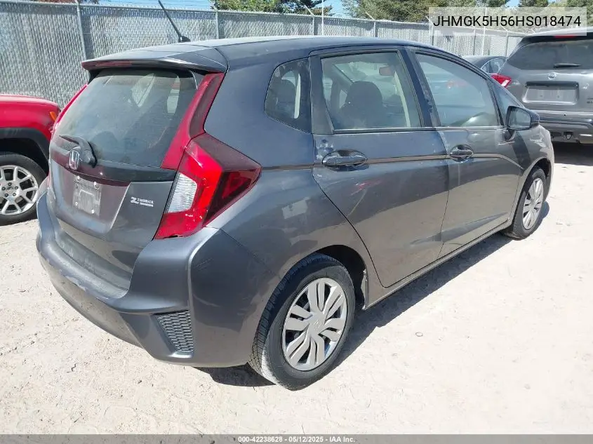 2017 Honda Fit Lx VIN: JHMGK5H56HS018474 Lot: 42238628