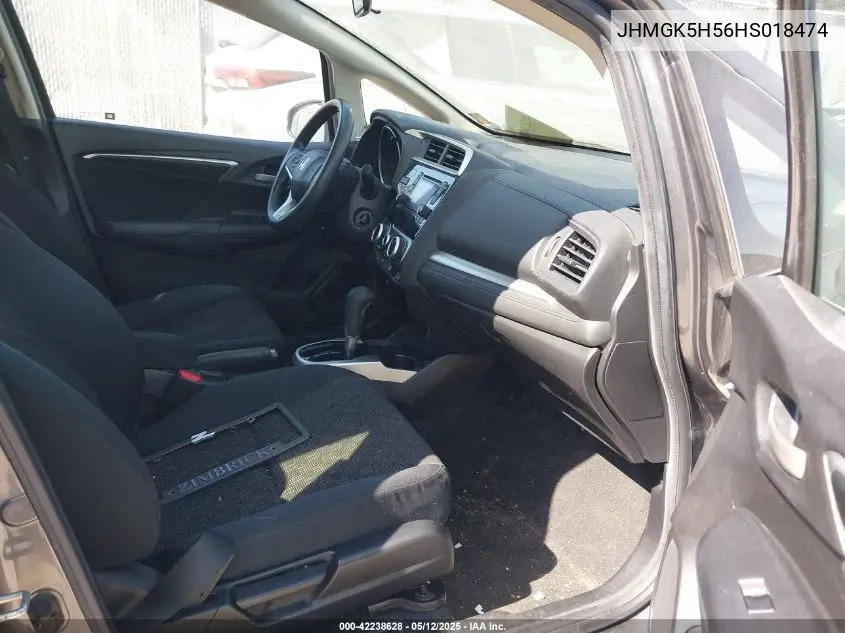 2017 Honda Fit Lx VIN: JHMGK5H56HS018474 Lot: 42238628