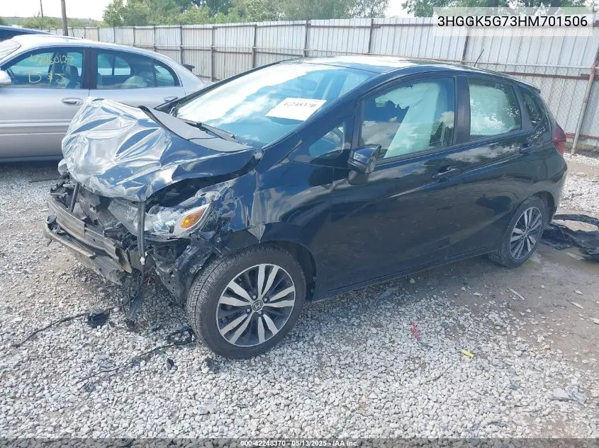 2017 Honda Fit Ex VIN: 3HGGK5G73HM701506 Lot: 42248370